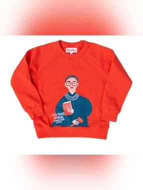 Piccolina Ruth Bader Ginsburg Applique Sweatshirt